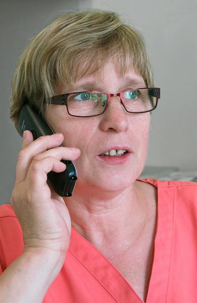 Ellen Warda, Arzthelferin, Hausarztpraxis B. Koch